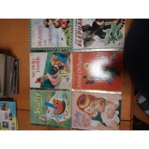 Little Golden Books Classics Children's Hardcover Illustrated Lot of 6 Titles